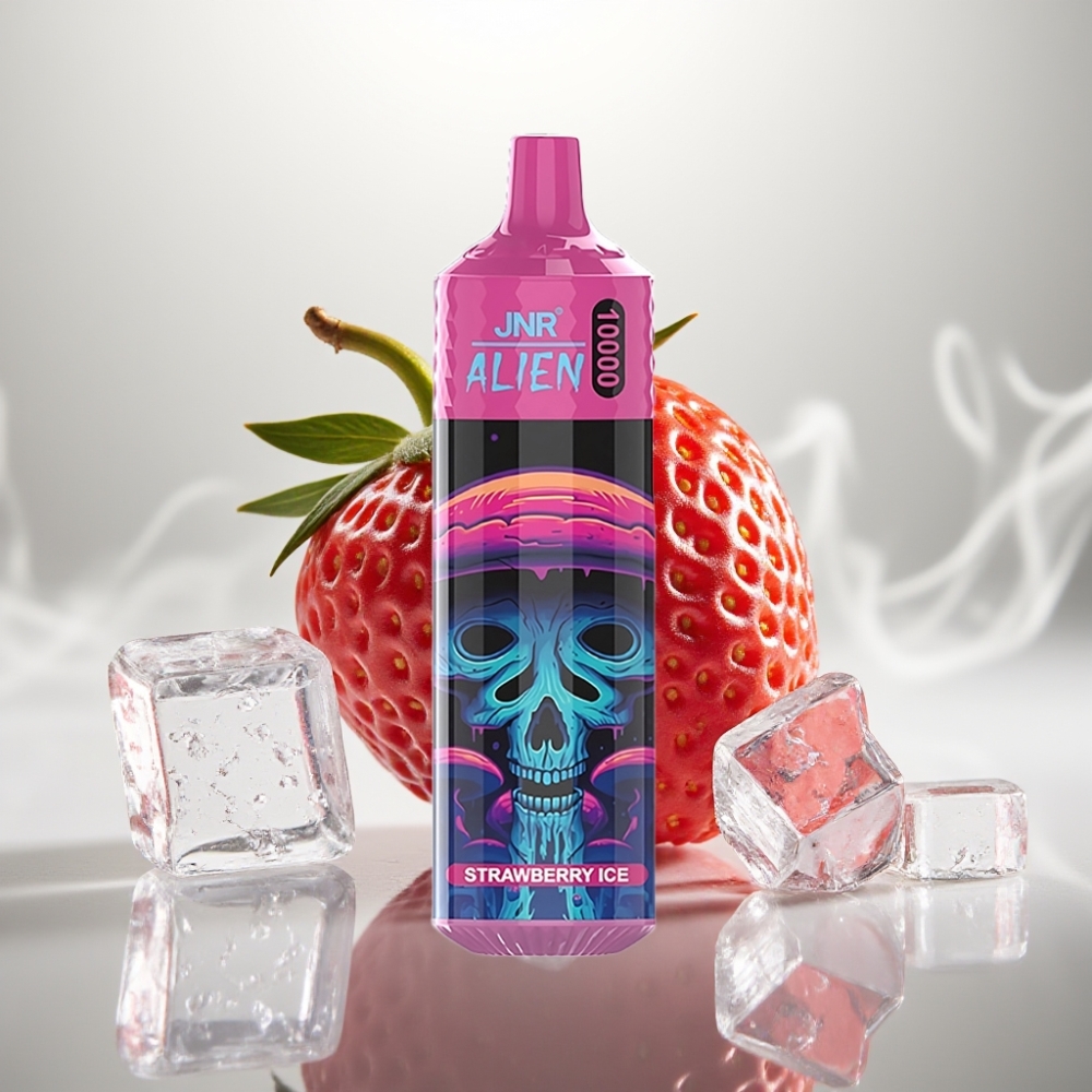 JNR Alien 10000 Puffs 850mAh RGB Strawberry Ice