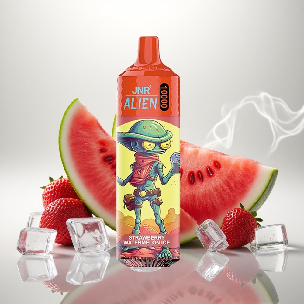 JNR Alien 10000 Puffs 850mAh RGB Strawberry Watermelon Ice