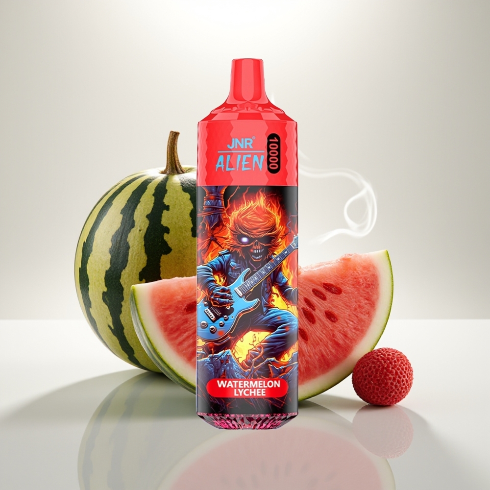 JNR Alien 10000 Puffs 850mAh RGB Watermelon Lychee