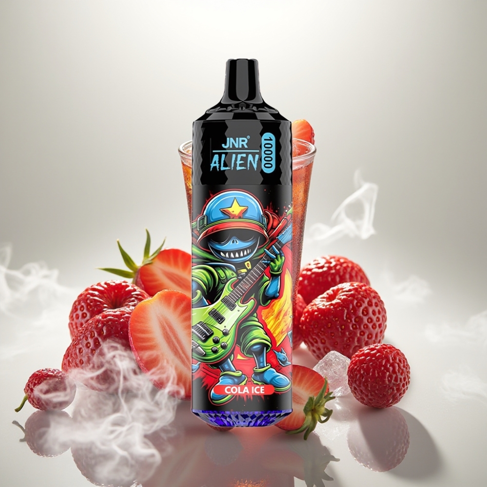 JNR Alien 10000 Puffs Disposable Vape with 850mAh Battery  RGB Lights Cola Ice