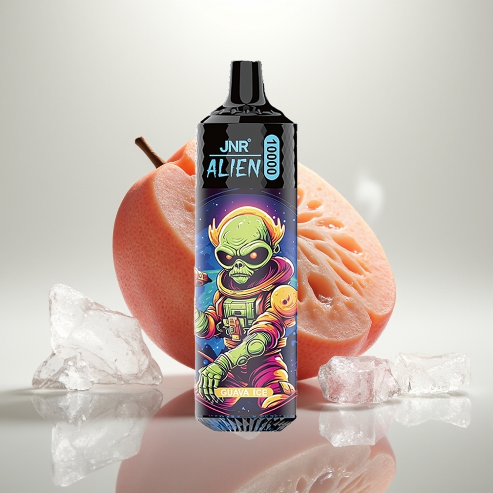 JNR Alien 10000 Puffs RGB LED Mesh Coil Guava Ice