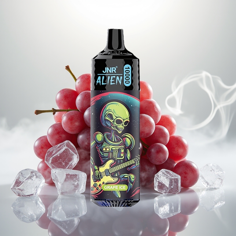 JNR Alien 10000 Puffs RGB LED Sporty Grape Ice