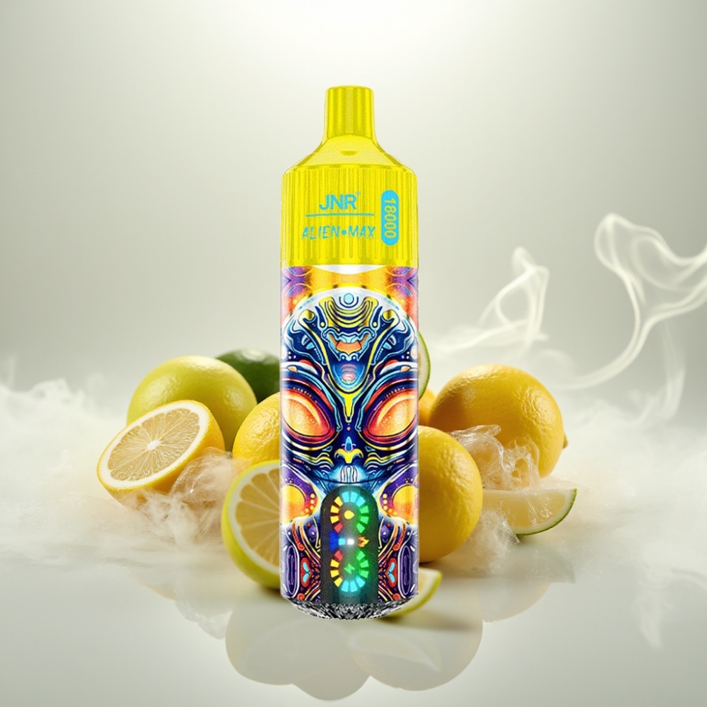 JNR Alien Max 18000 Puffs Dual Mesh LED Lemon  Lime