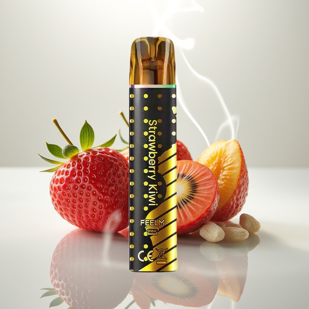 JNR BlackGolden 800 Puffs 550mAh 2ml TPD Strawberry Kiwi Disposable Vape
