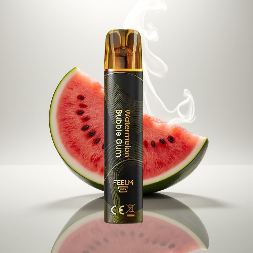 JNR BlackGolden 800 Puffs 550mAh 2ml TPD Watermelon Bubble Gum