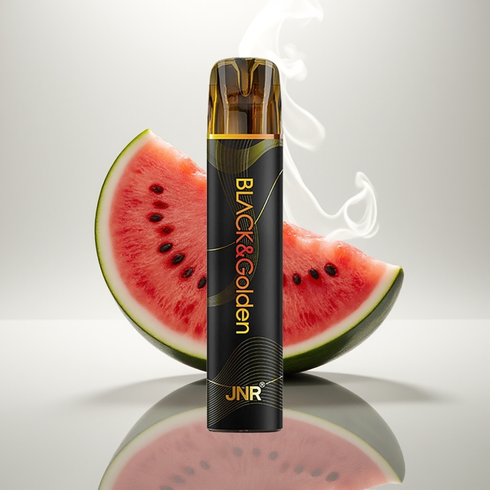 JNR BlackGolden 800 Puffs 550mAh 2ml TPD Watermelon Bubble Gum