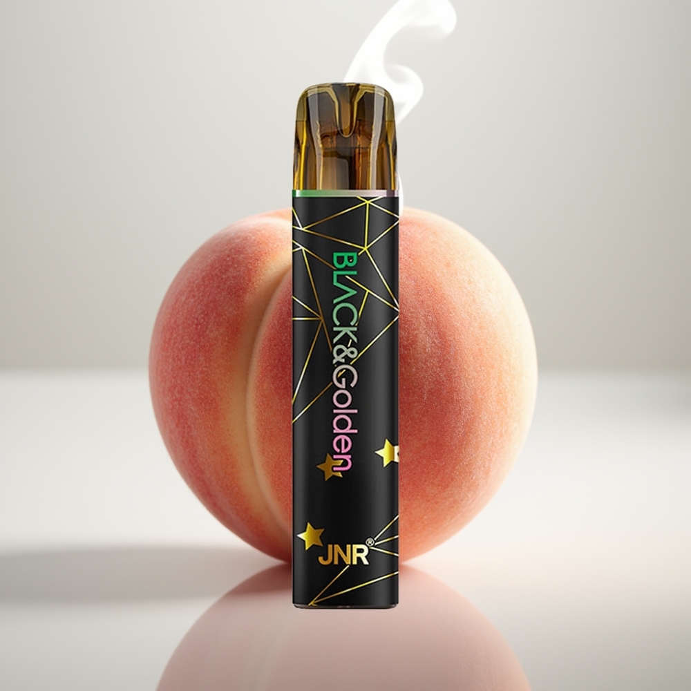 JNR BlackGolden 800 Puffs 550mAh Fruit Peach Disposable Vape