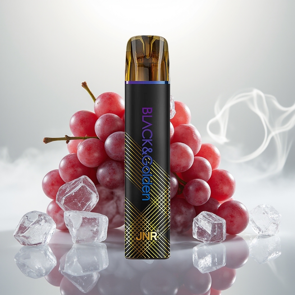 JNR BlackGolden 800 Puffs 550mAh Grape Ice Disposable Vape