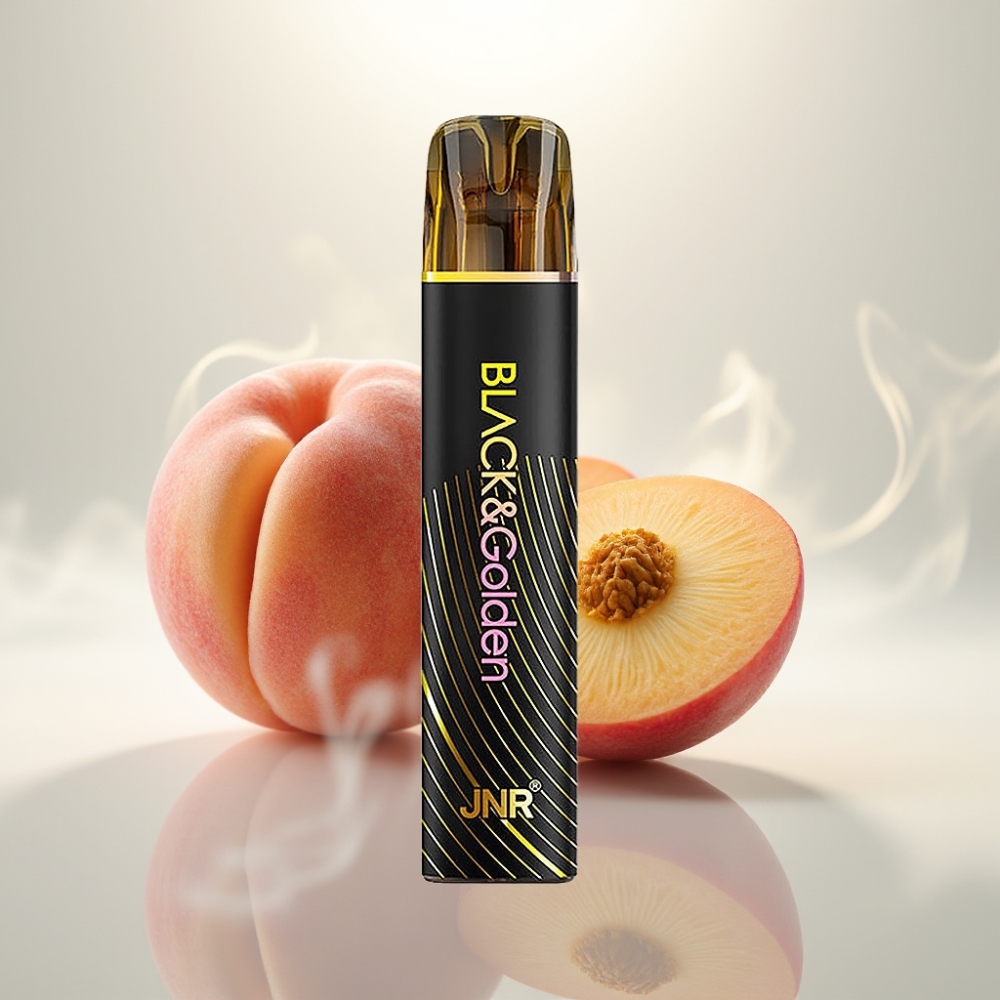JNR BlackGolden 800 Puffs 550mAh Peach Mango Disposable Vape