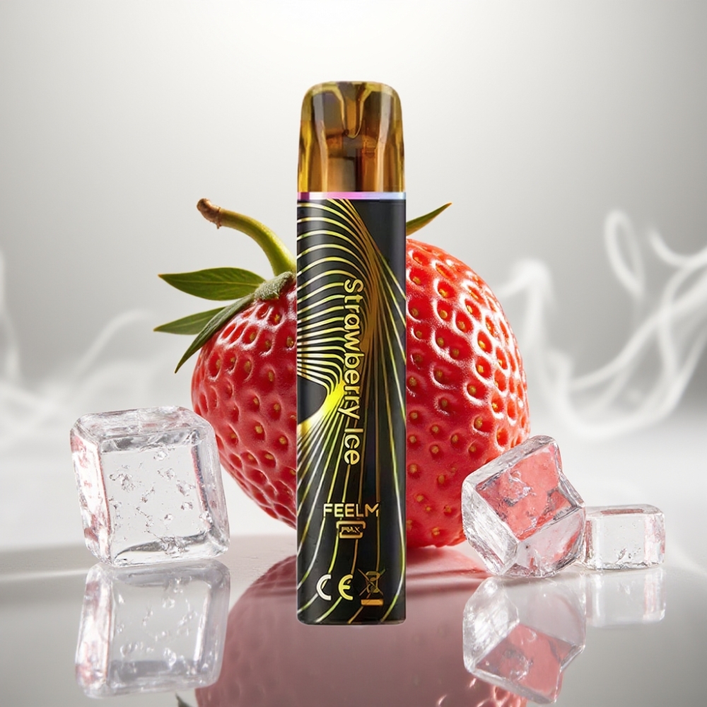 JNR BlackGolden 800 Puffs 550mAh Strawberry Ice Disposable Vape