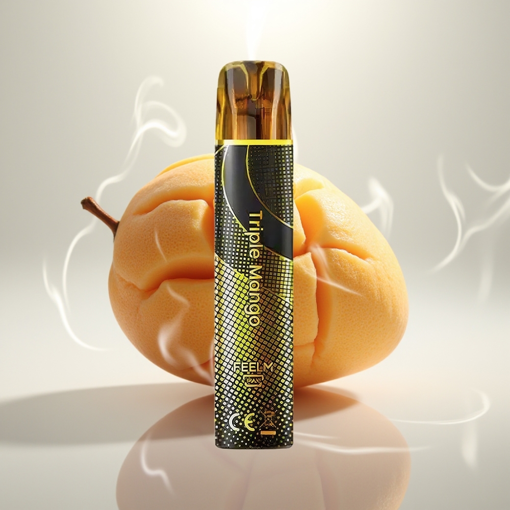 JNR BlackGolden 800 Puffs 550mAh Triple Mango Disposable Vape