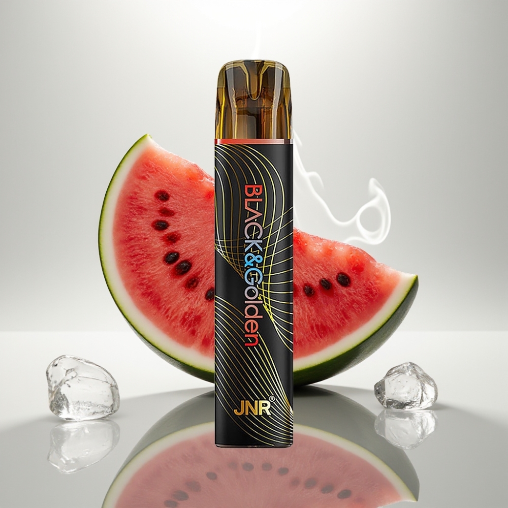 JNR BlackGolden 800 Puffs 550mAh Watermelon Ice