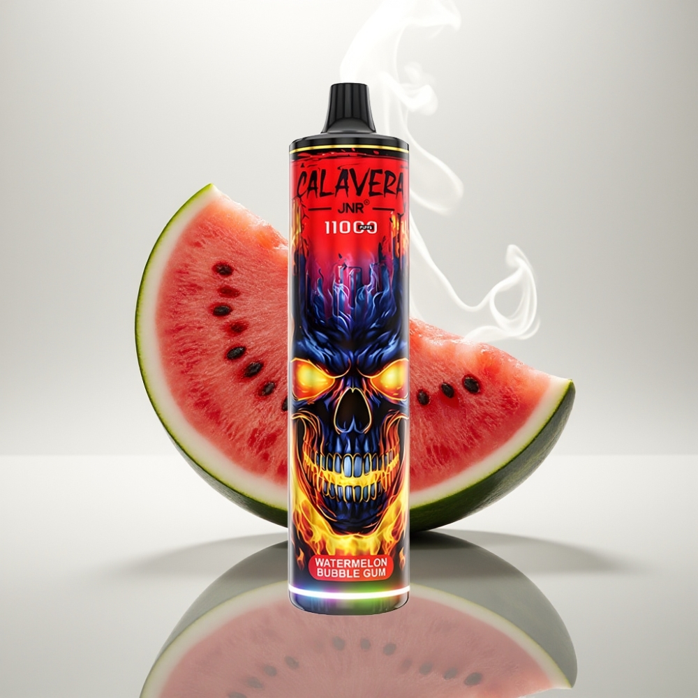 JNR Calavera 11000 Puffs 21ml Mesh Watermelon Bubble Gum