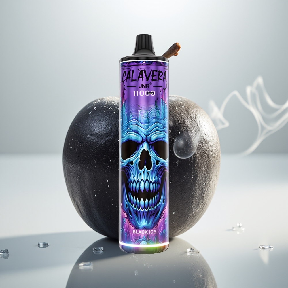 JNR Calavera 11000 Puffs Mesh 21ml Black Ice Disposable Vape