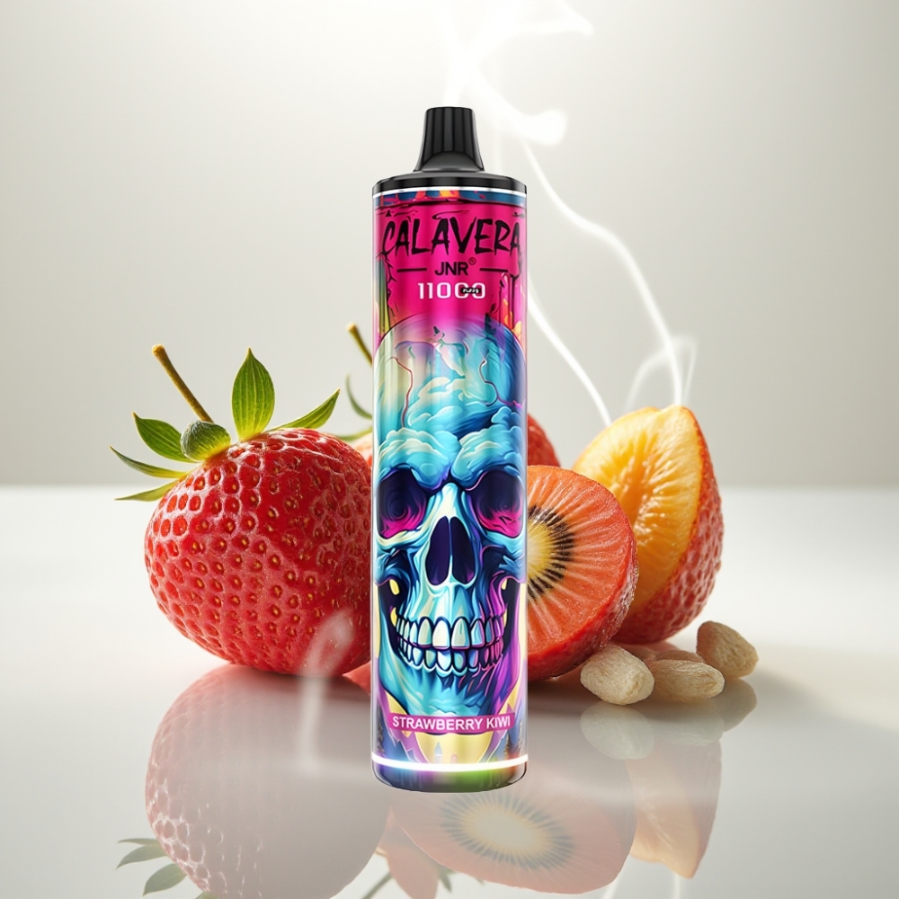 JNR Calavera 11000 Puffs Mesh 21ml Strawberry Kiwi