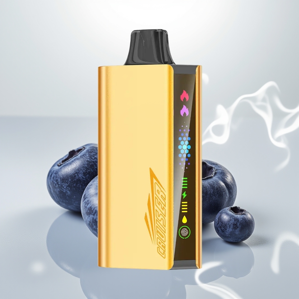 JNR Cruiser 12000 Puffs No-Charge Disposable Vape 3500mAh Dual Mesh Blueberry Blast