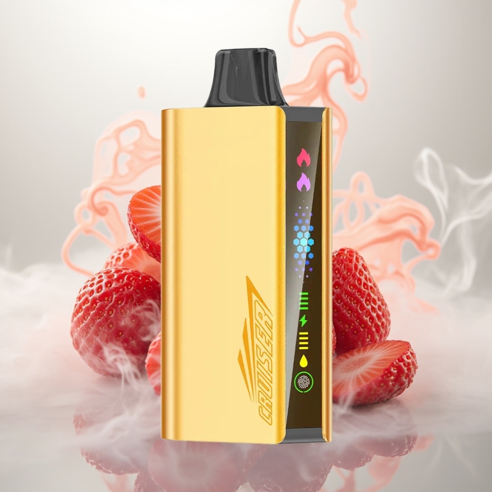 JNR Cruiser 12000 Puffs No-Charge Disposable Vape Chupa Chups Strawberry