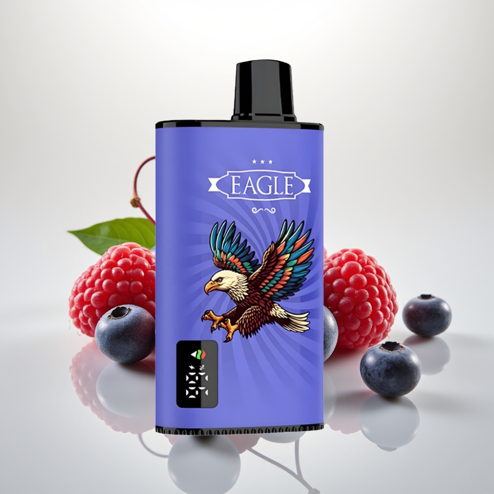 JNR EAGLE Smart 23000 Puffs Digital Mesh Blueberry Raspberry Cherry