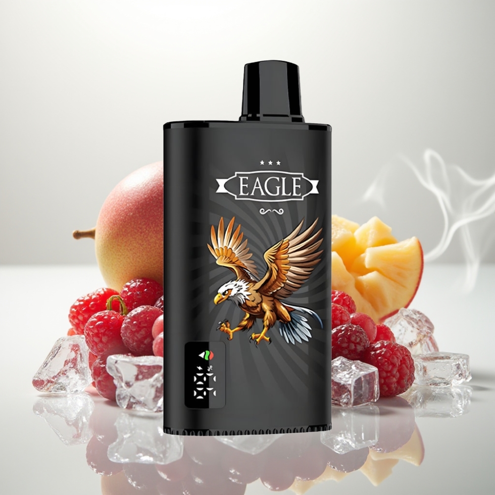 JNR EAGLE Smart 23000 Puffs Digital Screen Adjustable Airflow Blackcurrant Mango Ice