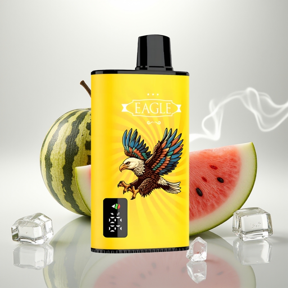 JNR EAGLE Smart 23000 Puffs Digital Screen Adjustable Airflow Kiwi Watermelon Ice