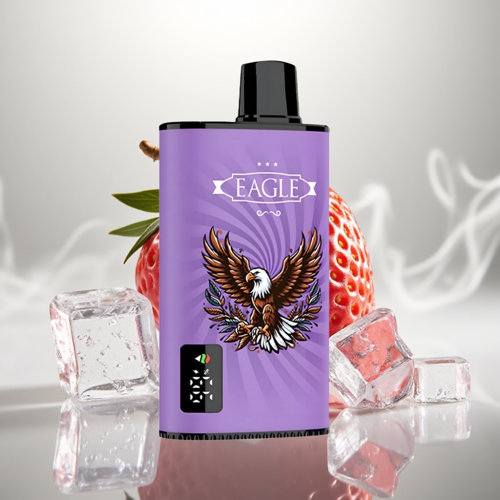 JNR EAGLE Smart 23000 Puffs Digital Screen Adjustable Airflow Strawberry Ice