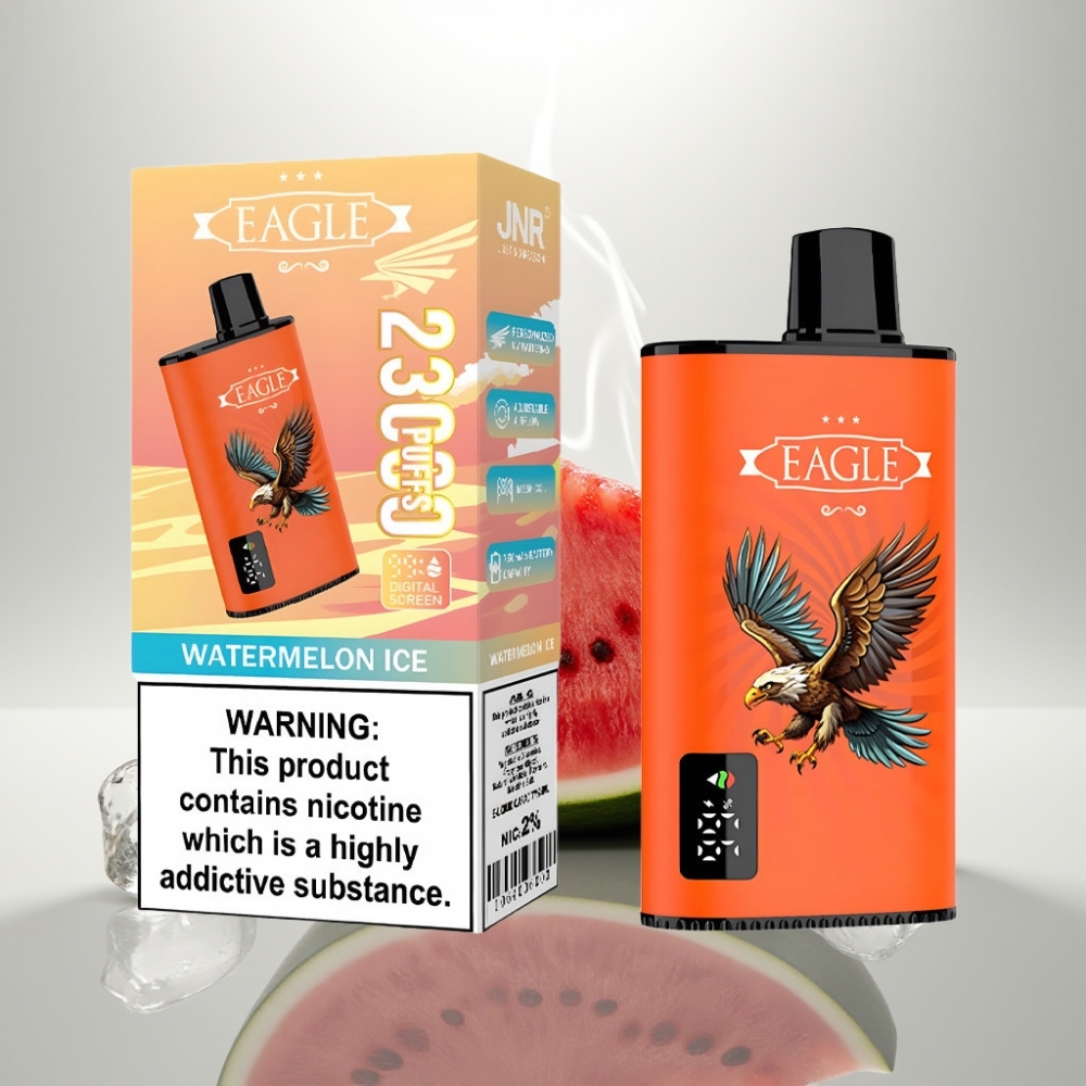 JNR EAGLE Smart 23000 Puffs Digital Screen Mesh Coil Watermelon Ice