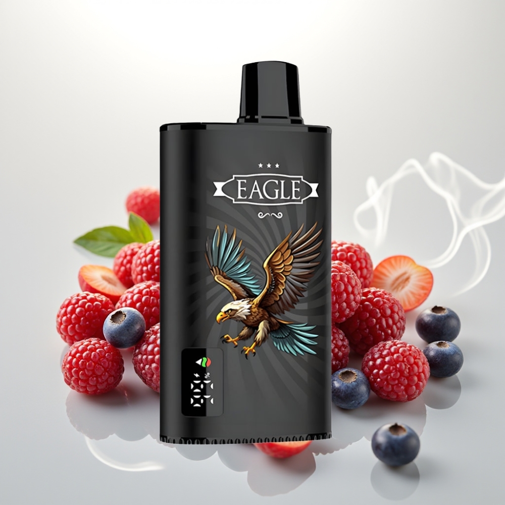 JNR EAGLE Smart 23000 Puffs Disposable Vape with Digital Screen  Mesh Coil – Mixed Berries