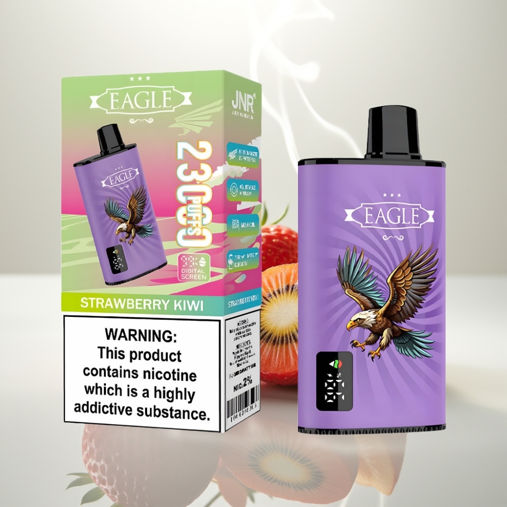 JNR EAGLE Smart 23000 Puffs Mesh Adjustable Airflow Strawberry Kiwi Disposable Vape