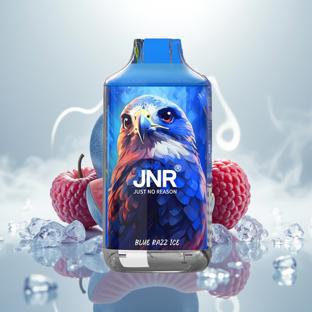 JNR Falcon 16000 Puffs Dual Mesh 22ml Blue Razz Ice