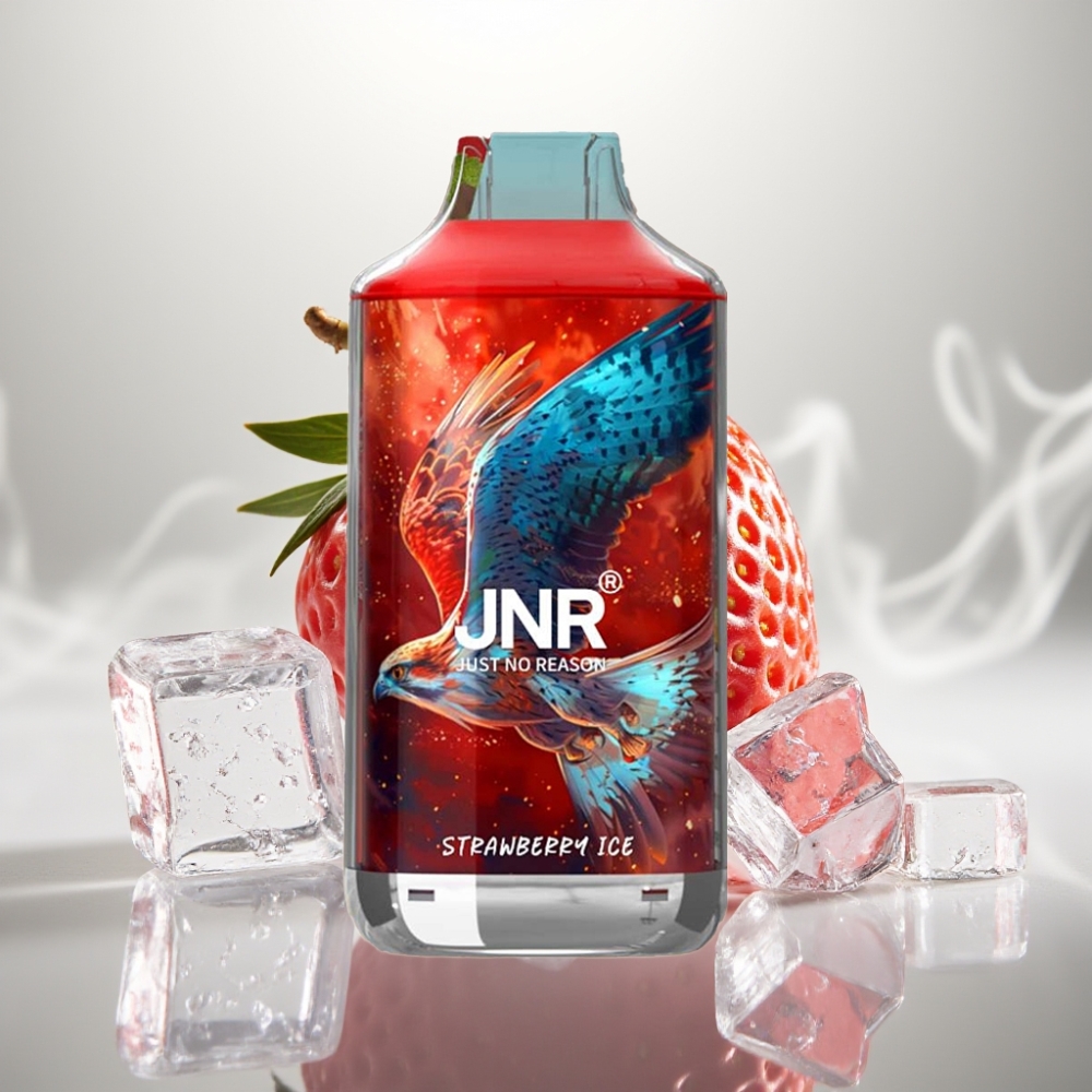 JNR Falcon 16000 Puffs Dual Mesh 22ml Strawberry Ice