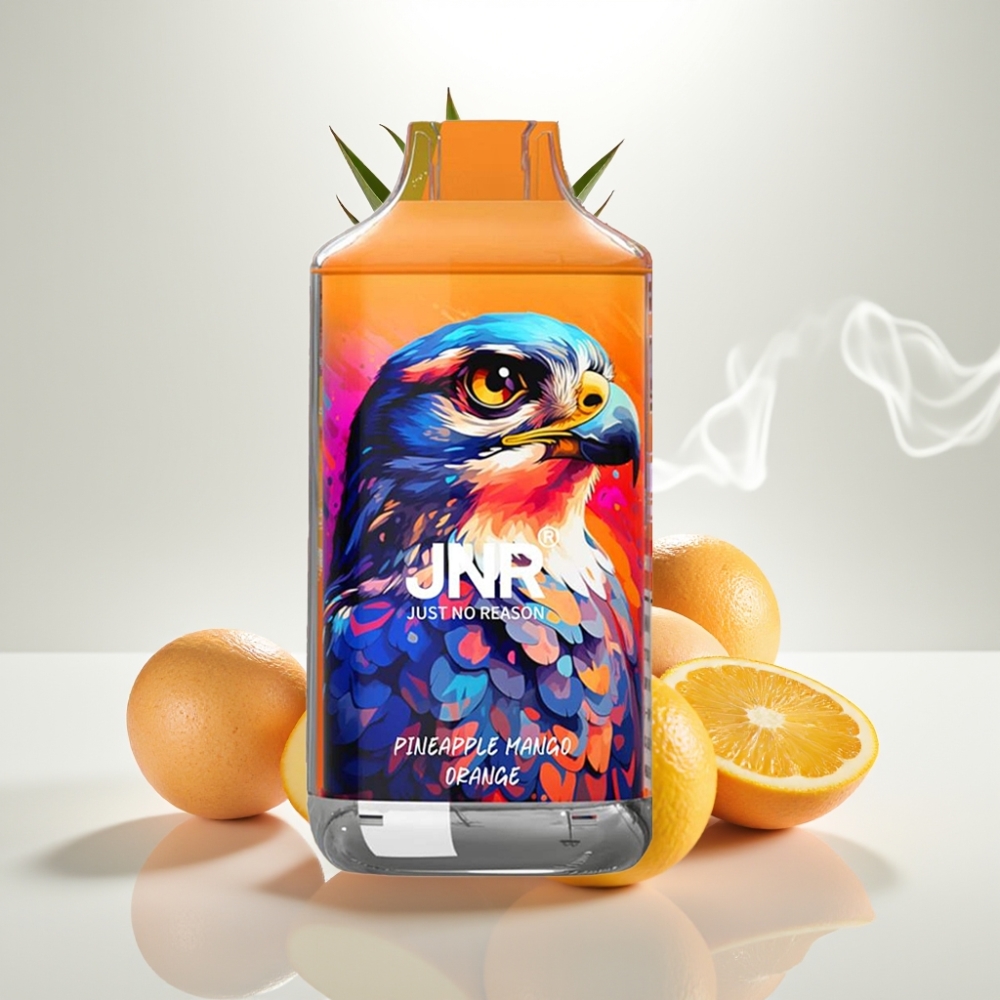 JNR Falcon 16000 Puffs Dual Mesh Coil Pineapple Mango Orange