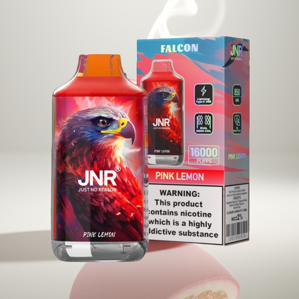JNR Falcon 16000 Puffs Dual Mesh Pink Lemon Disposable Vape