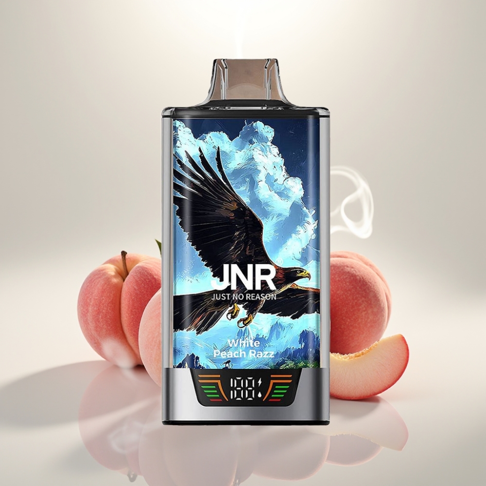 JNR Falcon Pro 28000 30ml 5 MTL White Peach Razz