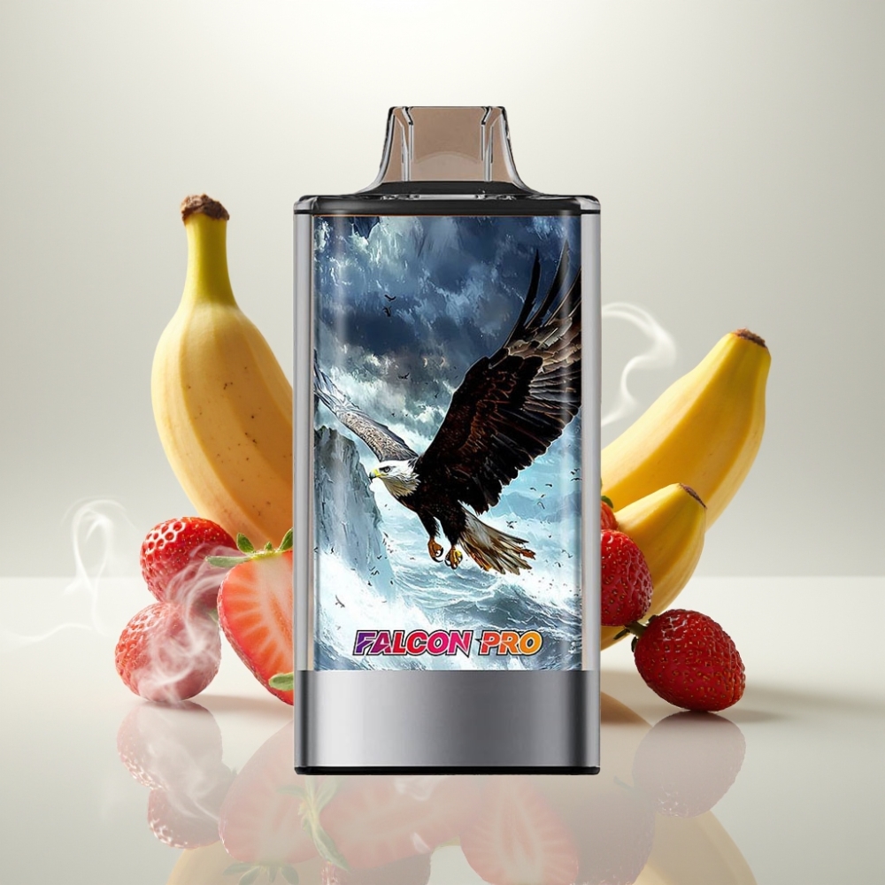 JNR Falcon Pro 28000 Disposable Vape 30ml 950mAh Strawberry Banana