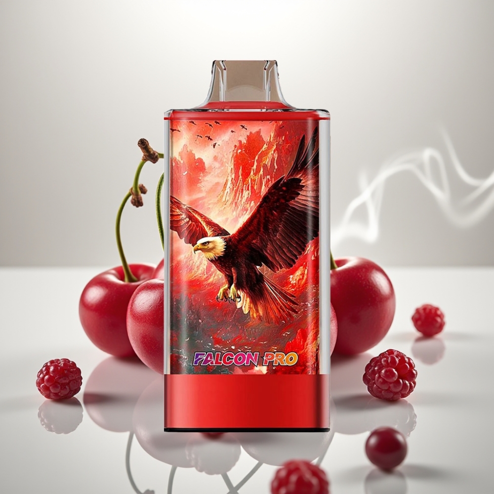 JNR Falcon Pro 28000 Smart Display Dual Mesh Cherry Berry