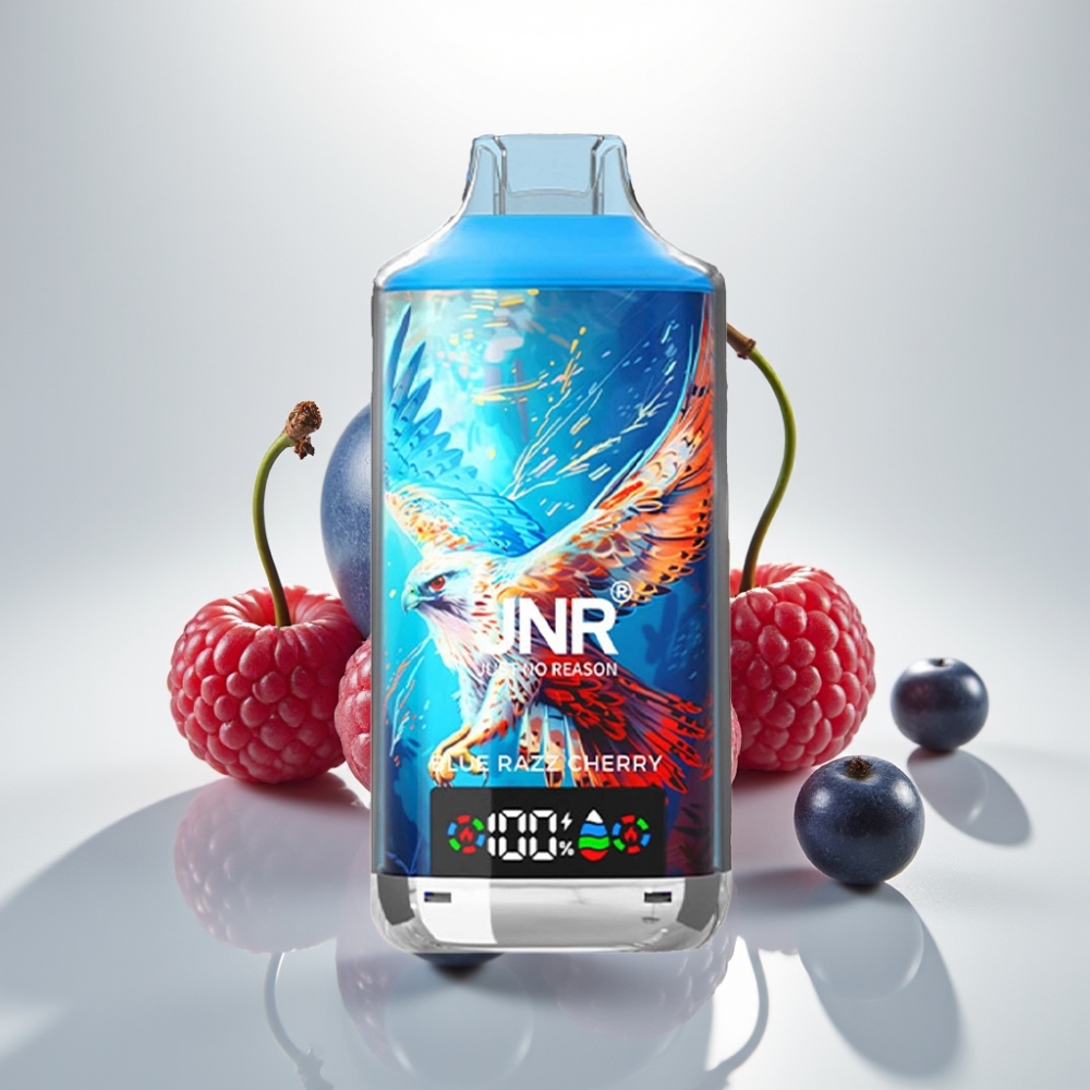 JNR Falcon X 18000 Puffs Dual Mesh 24ml Blue Razz Cherry