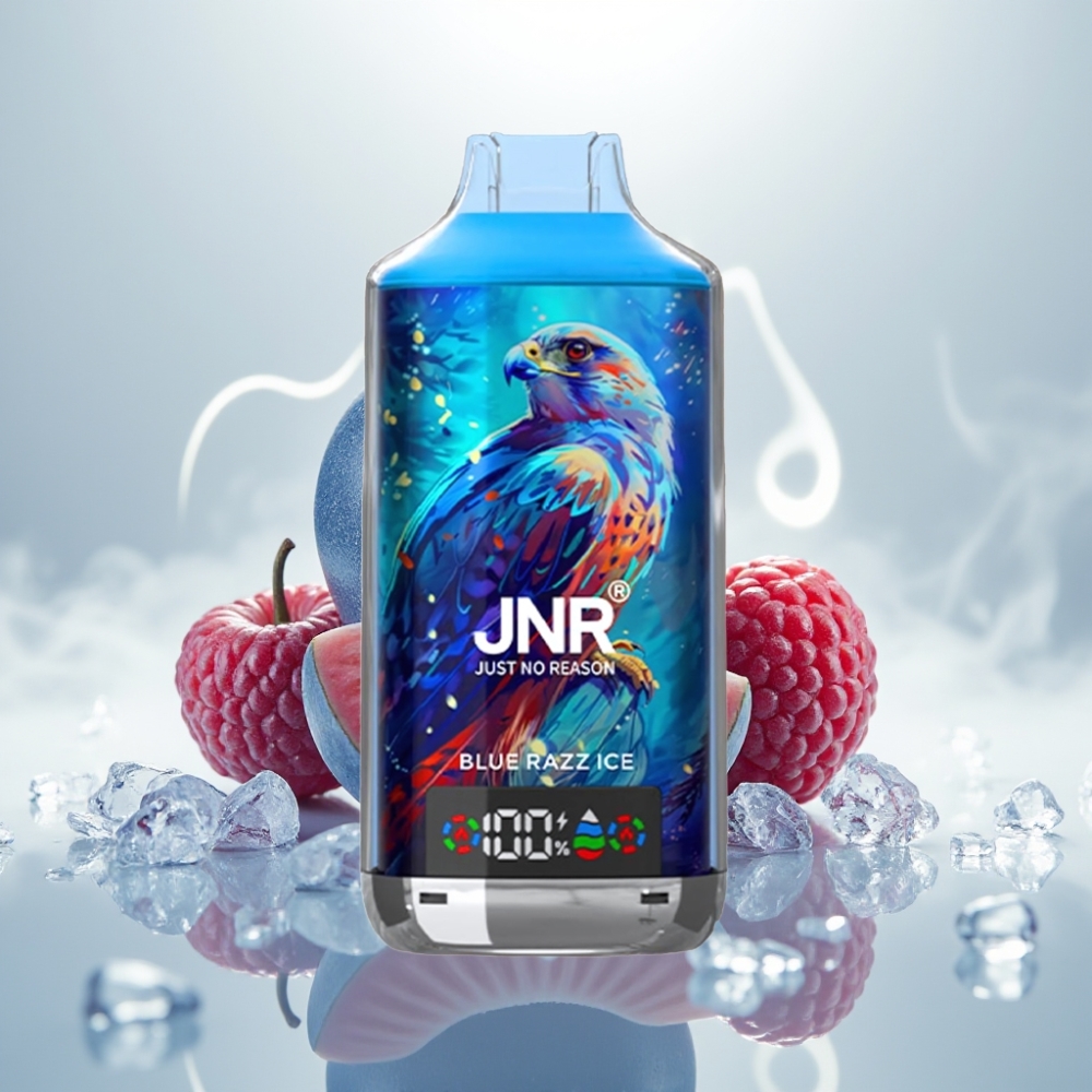 JNR Falcon X 18000 Puffs Dual Mesh 24ml Blue Razz Ice