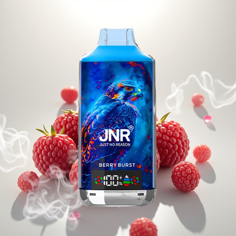 JNR Falcon X 18000 Puffs Dual Mesh Digital Berry Burst