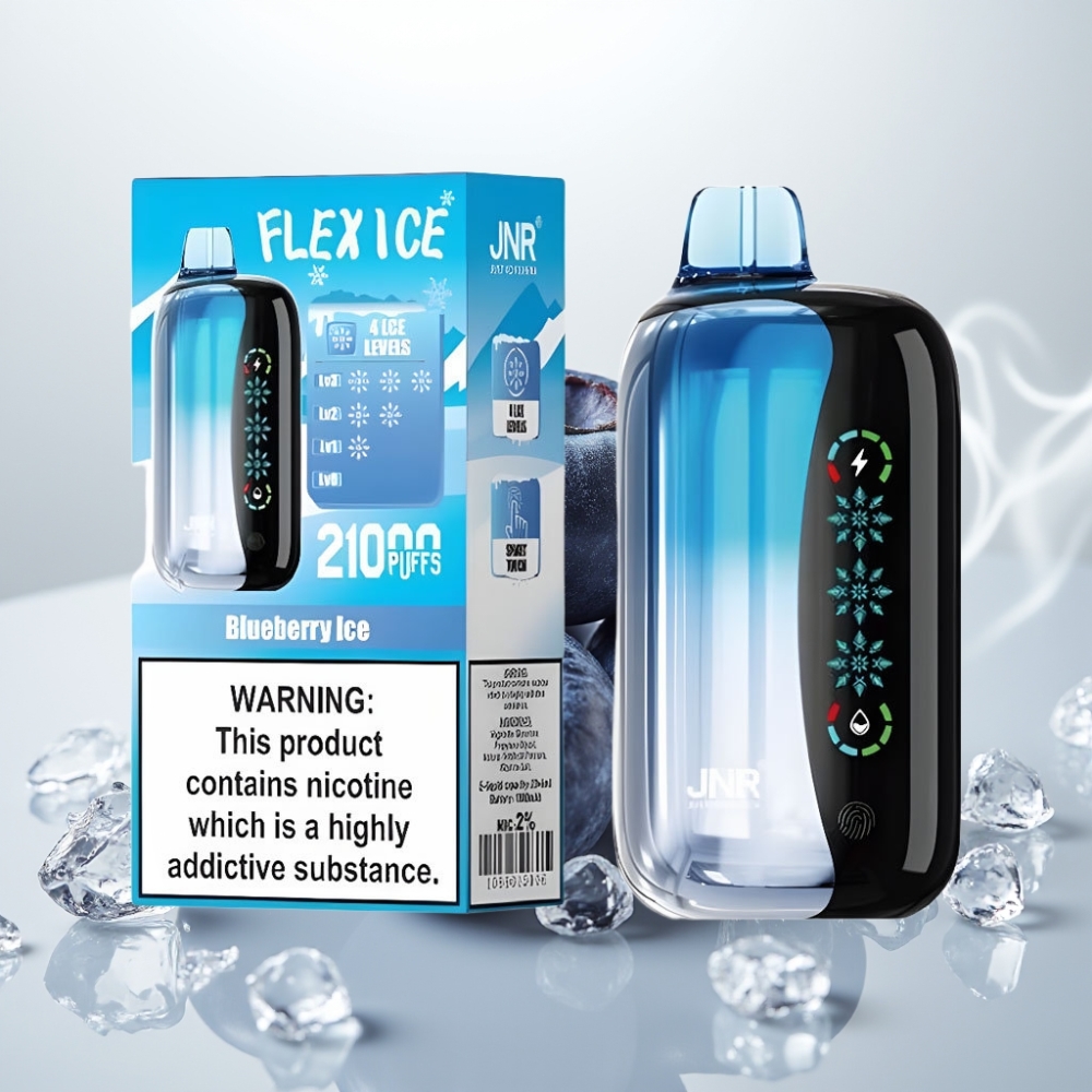 JNR Flex Ice 21000 Puffs Adjustable Airflow Dual Mesh Blueberry Ice