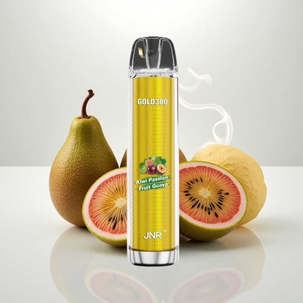 JNR Gold380 6000 Puffs 1500mAh Kiwi Passion Fruit Guava