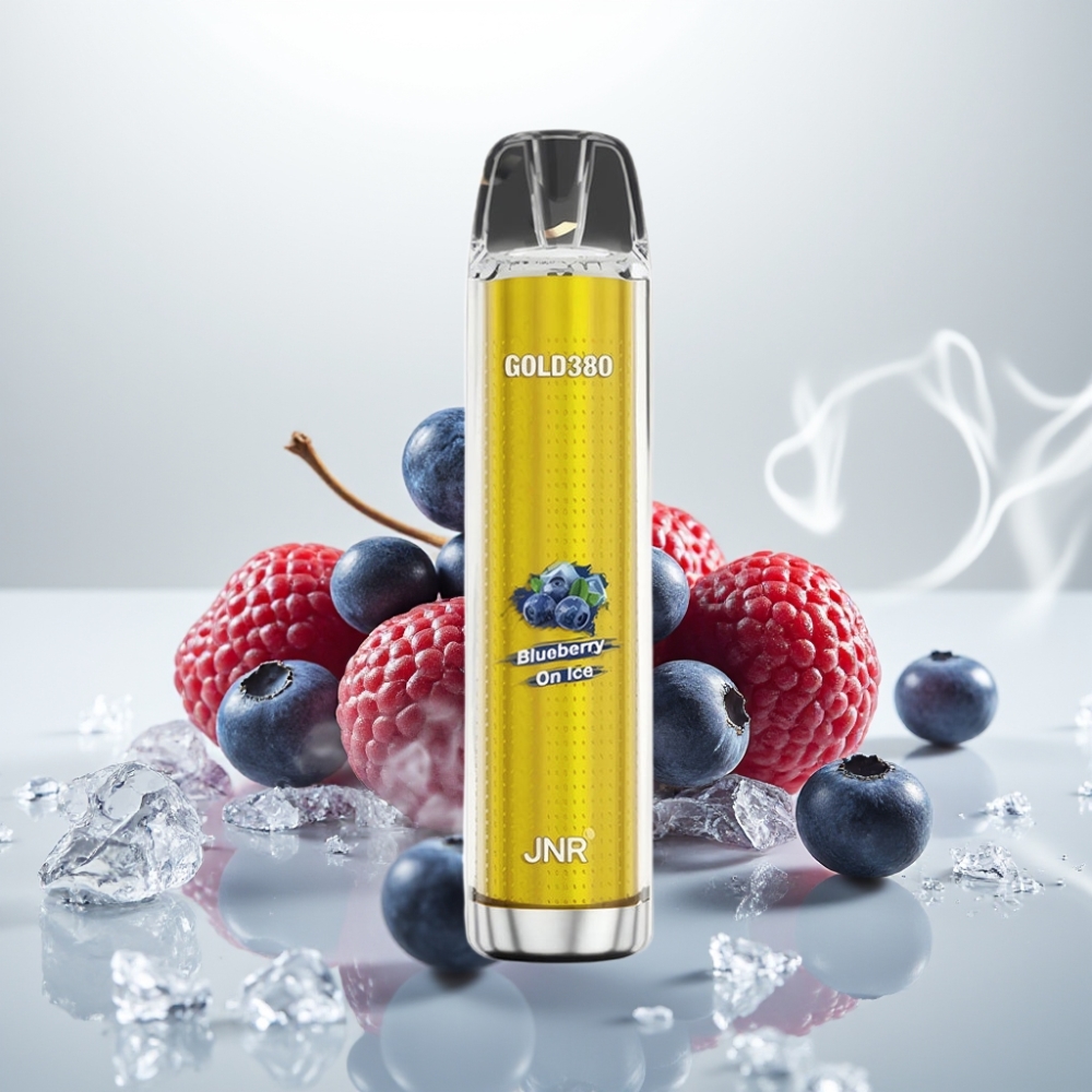 JNR Gold380 6000 Puffs 1500mAh Mesh Blueberry On Ice