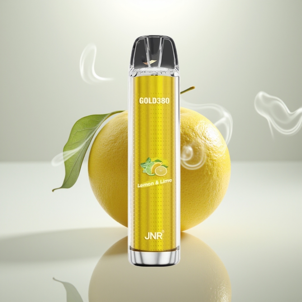JNR Gold380 6000 Puffs 1500mAh Mesh Lemon Lime Disposable Vape