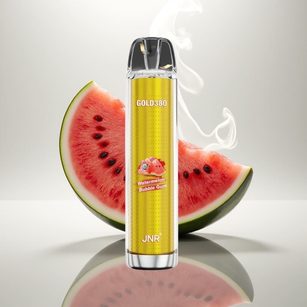 JNR Gold380 6000 Puffs 1500mAh Mesh Watermelon Bubble Gum