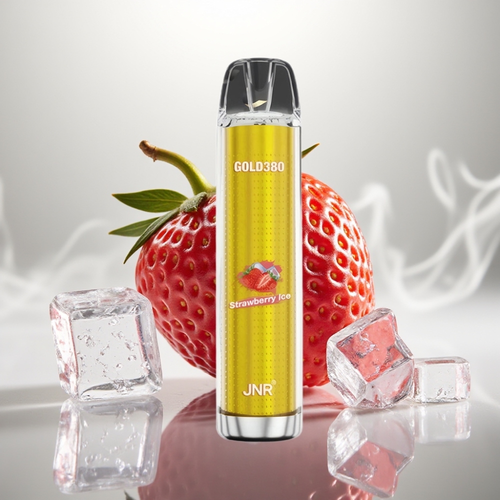 JNR Gold380 6000 Puffs 1500mAh Strawberry Ice Disposable Vape