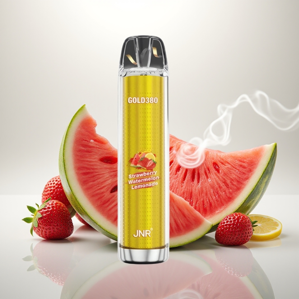 JNR Gold380 6000 Puffs 1500mAh Strawberry Watermelon Lemonade