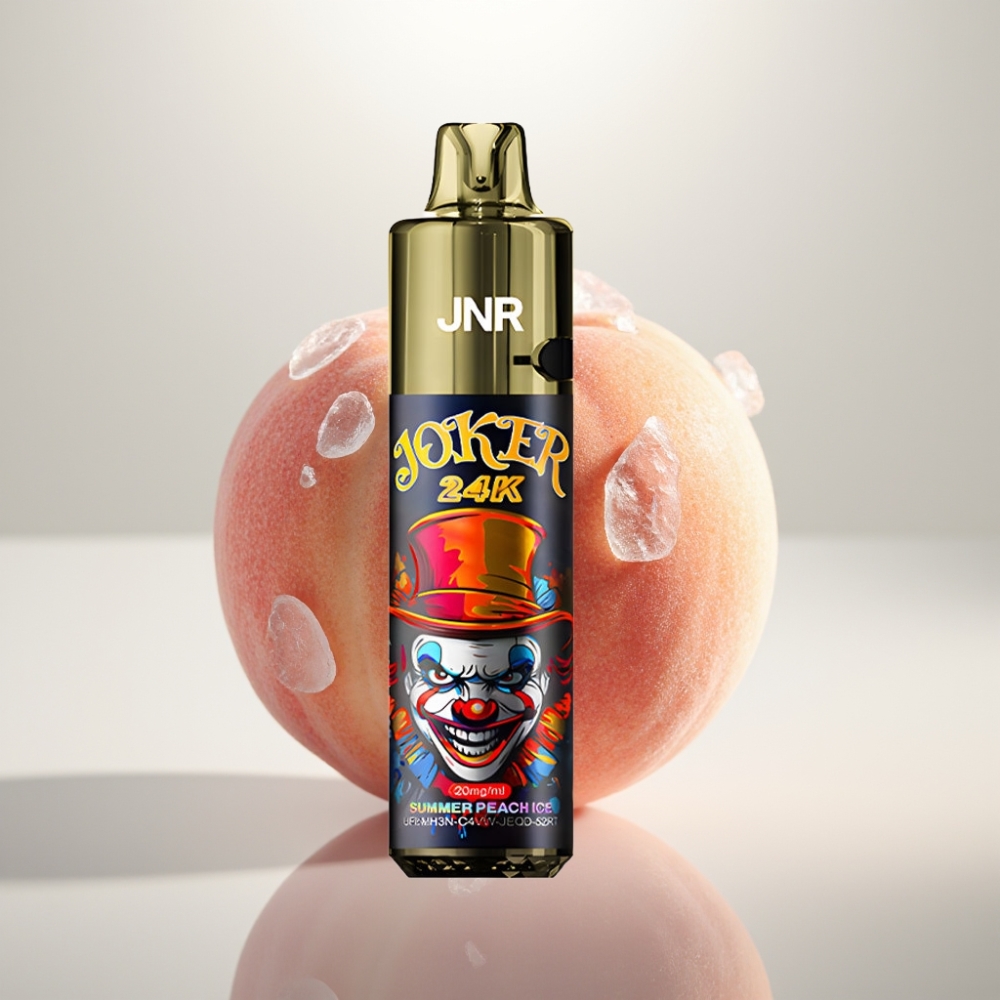 JNR Joker 24K Puffs Refillable 800mAh Summer Peach Ice