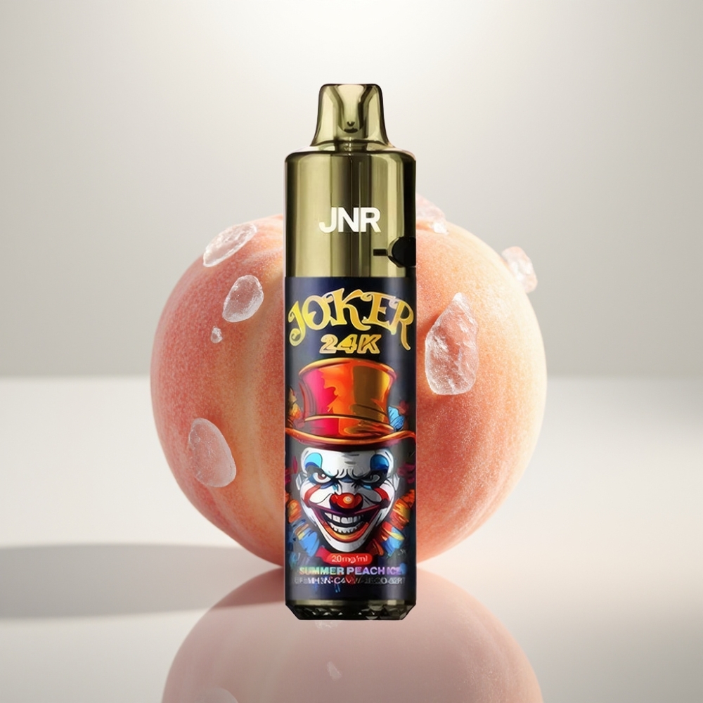 JNR Joker 24K Puffs Refillable 800mAh Summer Peach Ice