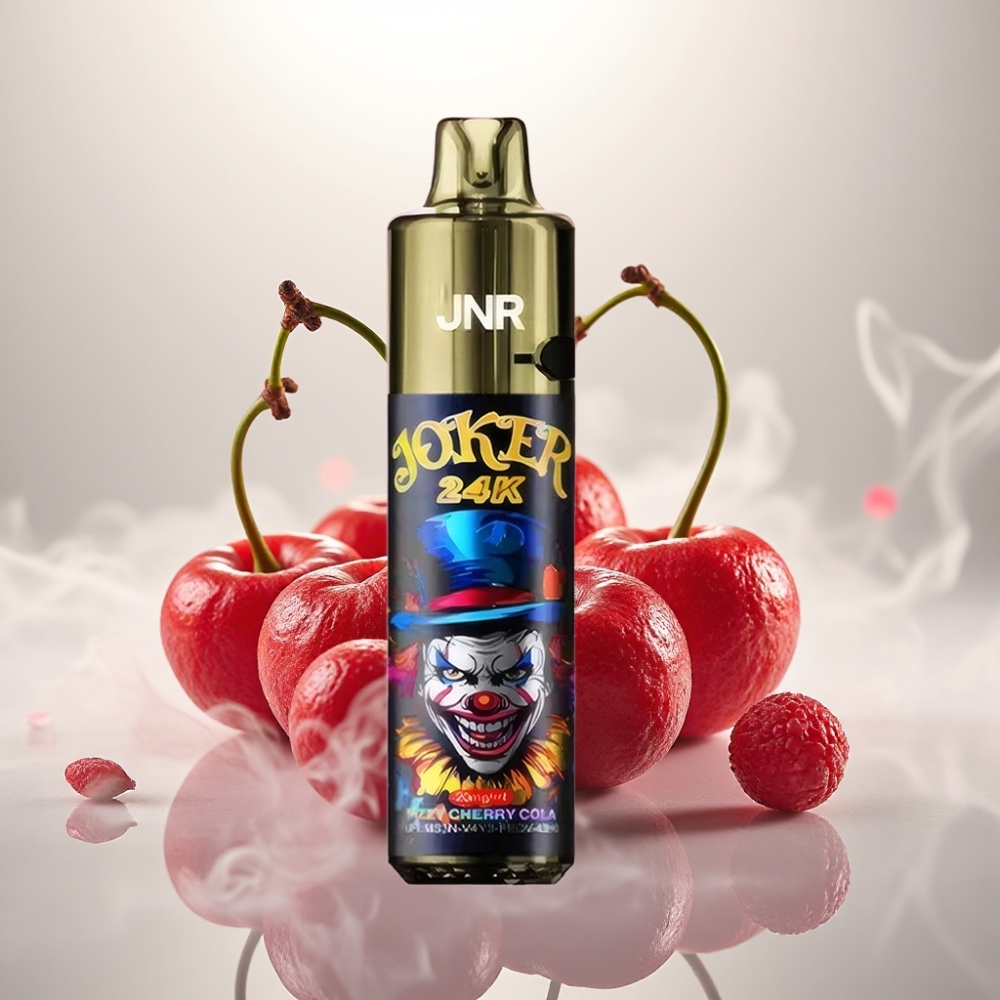 JNR Joker 24K Puffs Refillable Pod Disposable Vape Fizzy Cherry Cola
