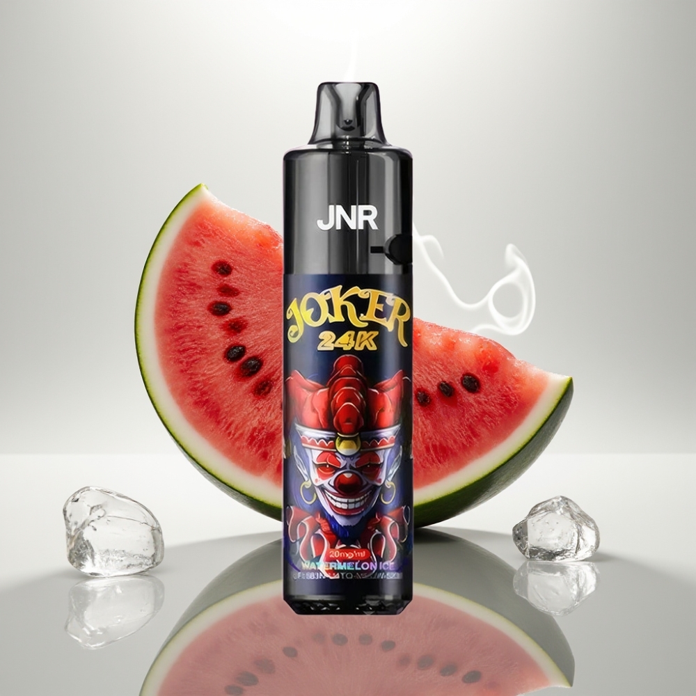 JNR Joker 24K Puffs Refillable Side Fill 800mAh Watermelon Ice