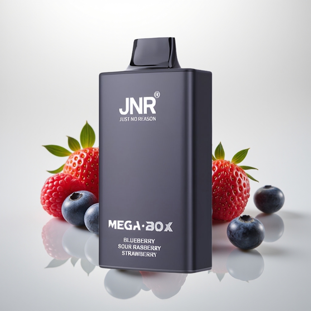 JNR Mega Box 25000 Puffs Dual Mesh 30ml Blueberry Sour Raspberry Strawberry